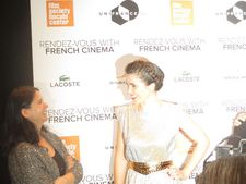 Eva Husson in the spotlight with Film Society of Lincoln Center's Associate Director of Programming Florence Almozini